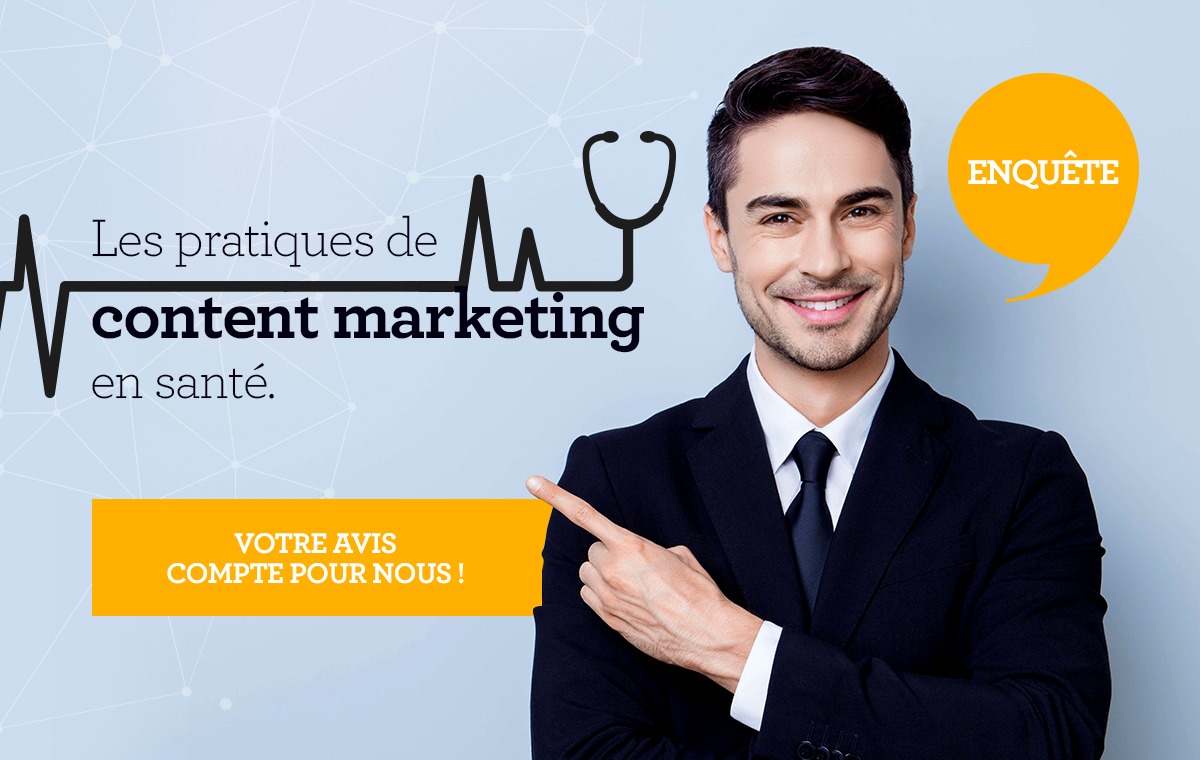 Notre enquête sur le content marketing santé !